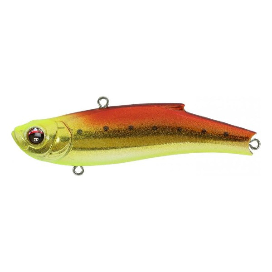 BASSDAY RANGE VIB 55ES 55mm, 10.0g SINKING MH-520 GINPUN RED CHART IWASHI saltwater fishing lure