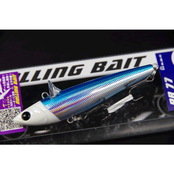 TACKLE HOUSE ROLLING BAIT RB77 77mm : 15g Sinking #RBT4 SUMISHIO BLUE