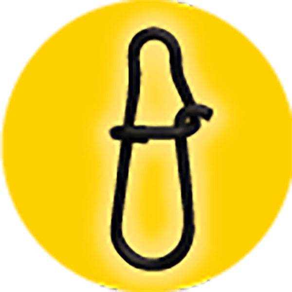 ACTIVE LURE SNAP STRONG BLACK #0 St. 19.4kg (42lb) - Britannic Trade