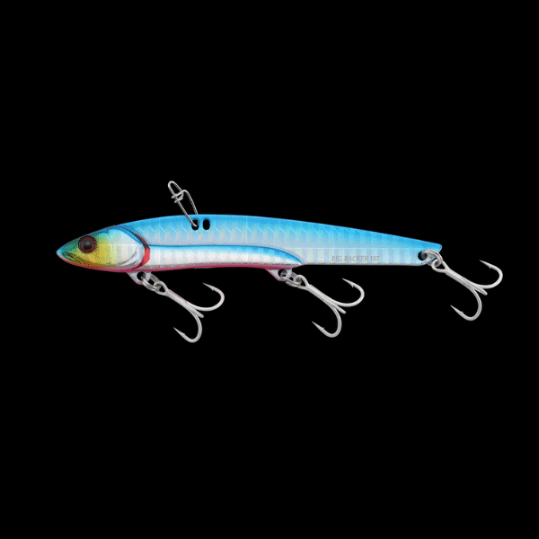 JACKALL BIGBACKER 128 128mm : 44g Sinking BLUE PINK/BORDER HL saltwater fishing lure