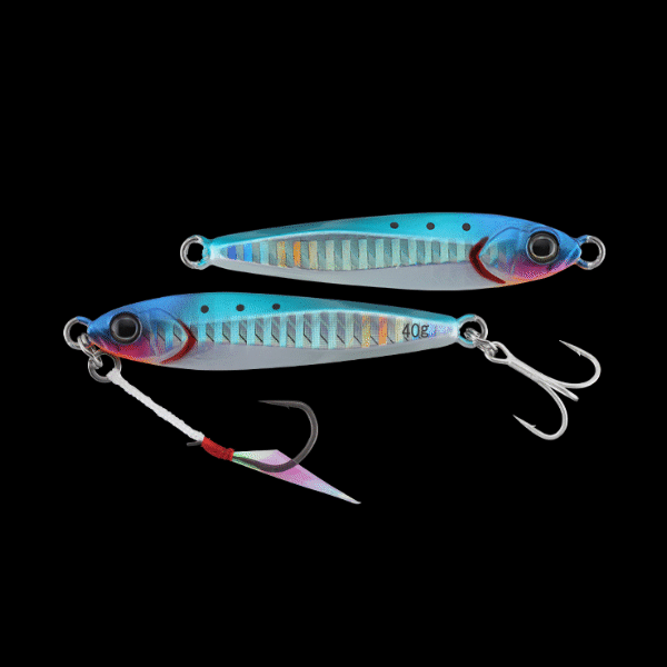JACKALL BIGBACKER JIG 30g 62mm : 30g Sinking IWASHI GLOW BELLY /BORDER HL