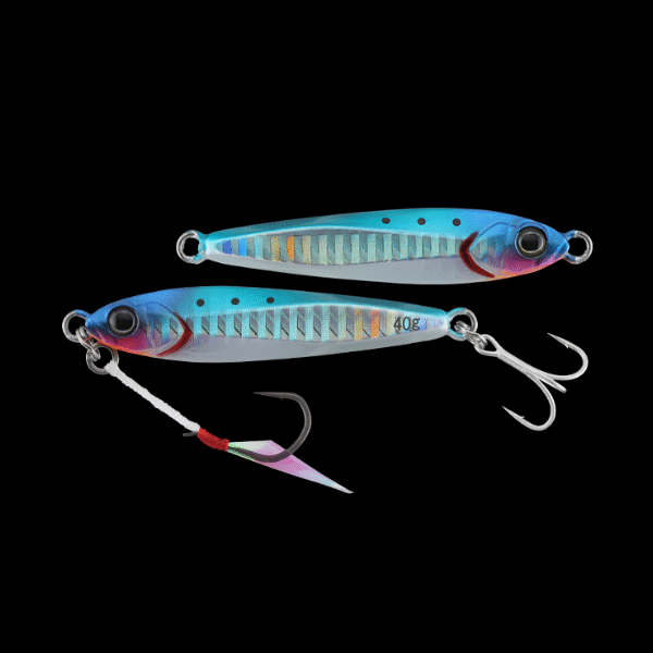 JACKALL BIGBACKER JIG 60g 78mm : 60g Sinking IWASHI GLOW BELLY /BORDER HL