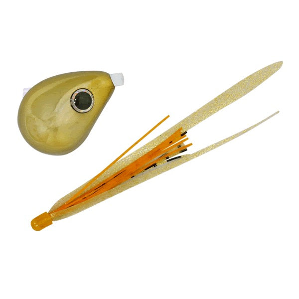 JACKALL BAKURYU NAMARISHIKI BINBINDAMA SLIDE 250g F198 PLATED GOLD / IKA NAGO T+