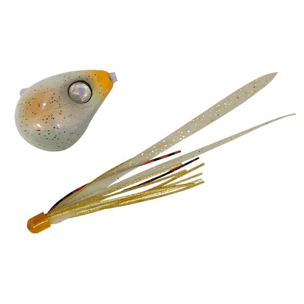 JACKALL BAKURYU NAMARISHIKI BINBINDAMA SLIDE 250g F206 SHIROAMAGURO/IKAGLOW T+