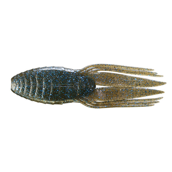 JACKALL RV DRIFT CRAW 4.0" 4.0" (6 pcs/pack) DARK GRIPAN BLUE FLAKES