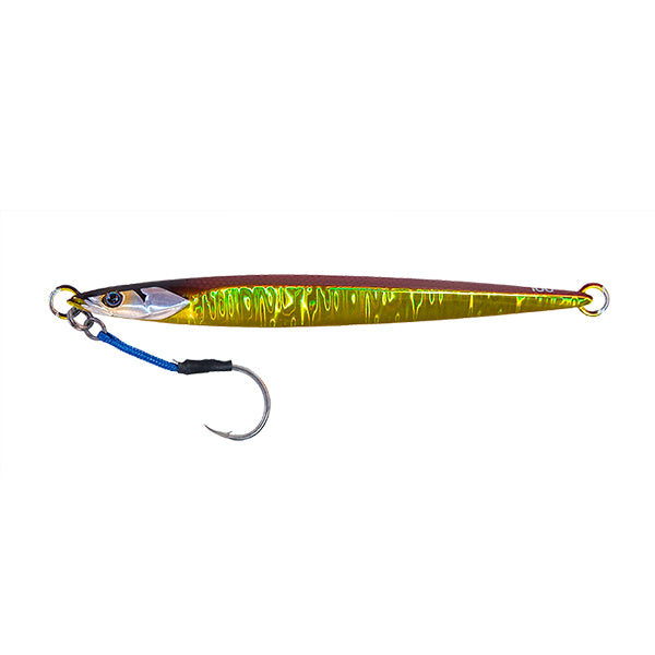 JACKALL BAMBLUZ JIG SEMILONG 200g AKAKIN / MAGMA WAVE HOLO