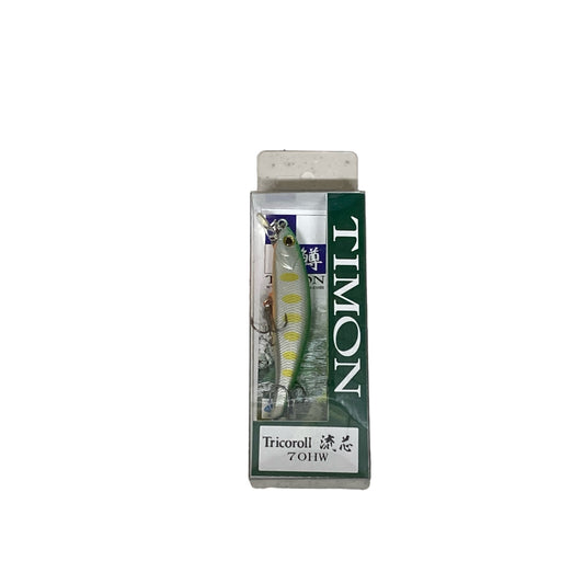 TIMON TRICOROLL RYUSHIN 70HW 70mm : 9.2g Sinking WAKABA SAKURA YAMAME freshwater fishing lure — photo 2