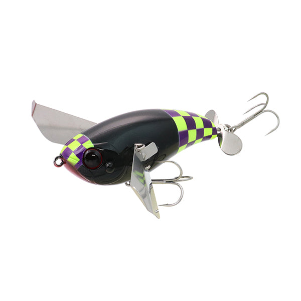 JACKALL POMPADOUR 79mm : 22.0g Floating BLACK CHECKER