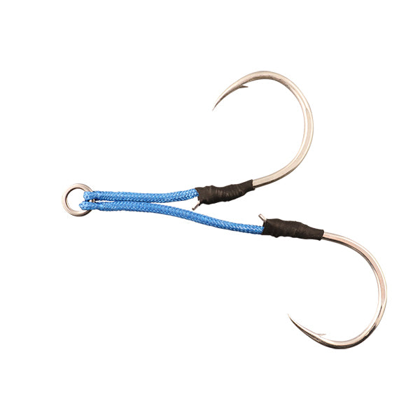 JACKALL BAMBLUZ JIG HOOK TWIN #8/0 : 30mm/50mm (2 pcs/bag) fishing terminal tackle