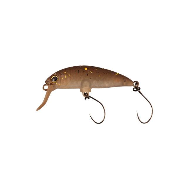 TIMON BURIBURI MINNOW F 40mm : 2.4g Floating END GLOW PELE BROWN - Britannic Trade