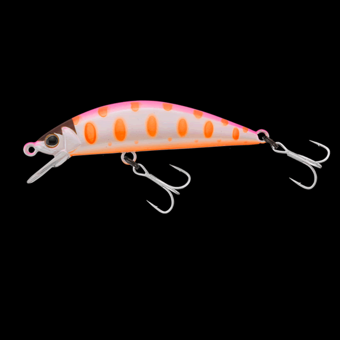 TIMON TRICOROLL 55HW 55mm : 4.4g HINSYU-YUKISHIRO-PINK-BROWN-HEAD freshwater fishing lure
