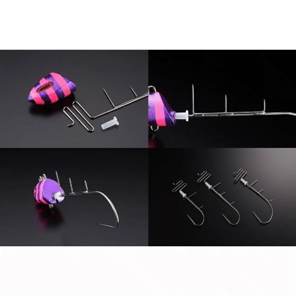 JACKALL KAEBARISHIKI ANCHOVY DRAGON TENYA SPARE HOOK Short Shank 2SET fishing terminal tackle — photo 2