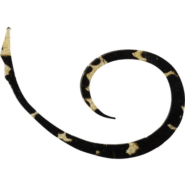 JACKALL BINBINSWITCH + TIE MICRO CURLY SLIM (4pcs / pack) F-0310 BLACK GOLD