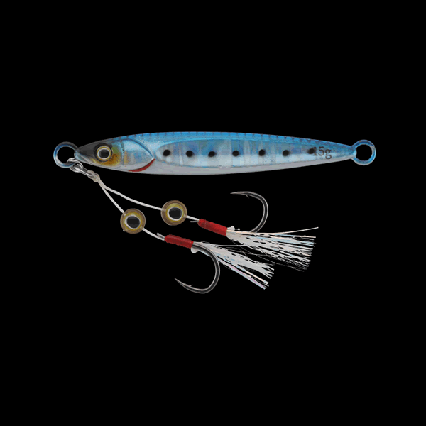 JACKALL BIGBACKER FIT JIG 10g 50mm IWASHI / MAGMA WAVE HOLO