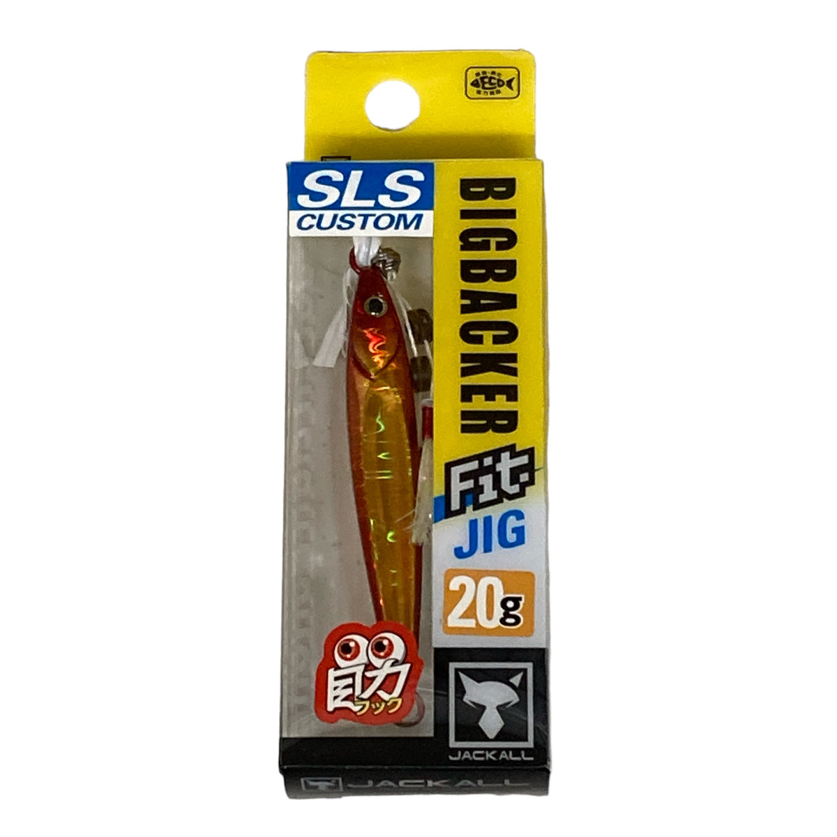 JACKALL BIGBACKER FIT JIG 20g 63mm AKAKIN / MAGMA WAVE HOLO