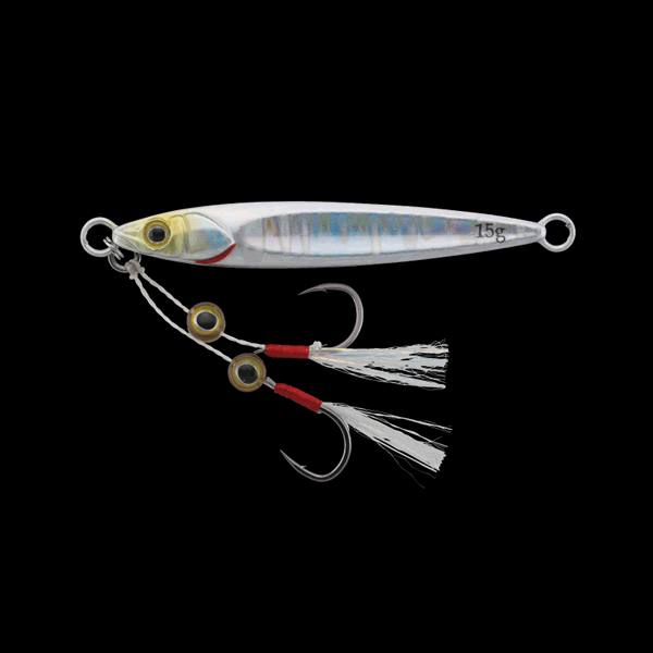 JACKALL BIGBACKER FIT JIG 20g 63mm SHIRASU SILVER / MAGMA WAVE HOLO