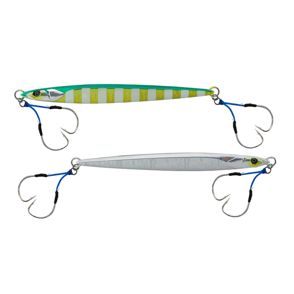 JACKALL BAMBLUZ JIG SEMILONG 150g SAKURAMASU Special G-0468 GREEN GOLD/GLOW STRIPE saltwater fishing lure