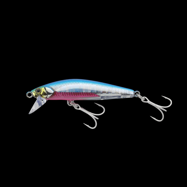 JACKALL BIGBACKER FIT MINNOW 70 70mm : 18g Sinking BLUE PINK