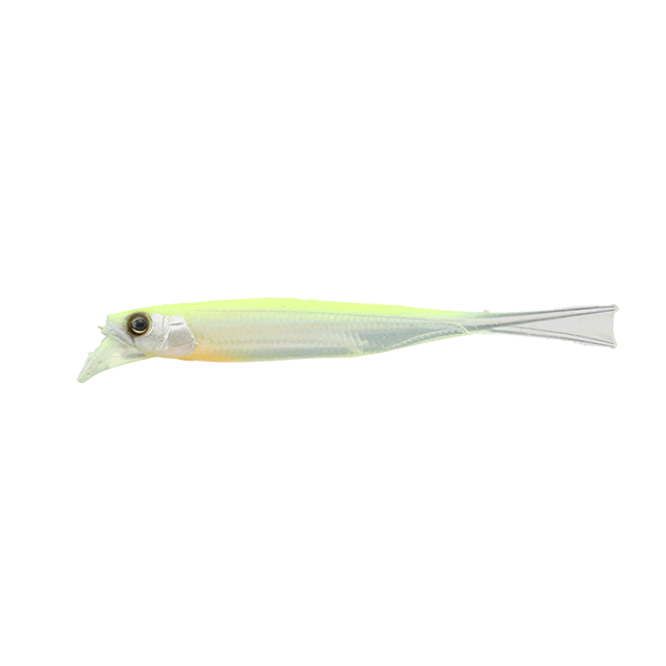 JACKALL DRIFTFRY 4.0" YELLOW CHARTREUSE FRY