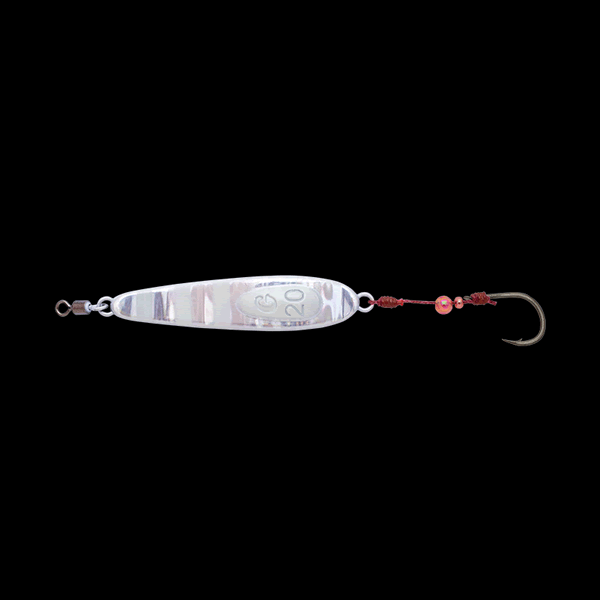 JACKALL GOOD MEAL MAKIESA JIG 20g 59mm : 20g GLOW EIJI STRIPE