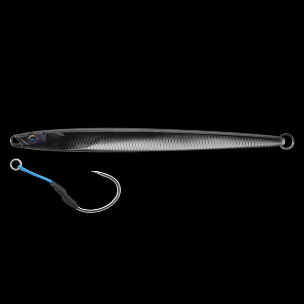 JACKALL CiAN JIG DEFAULT 130g 181mm : 130g Sinking HIRASU BLACK saltwater fishing lure