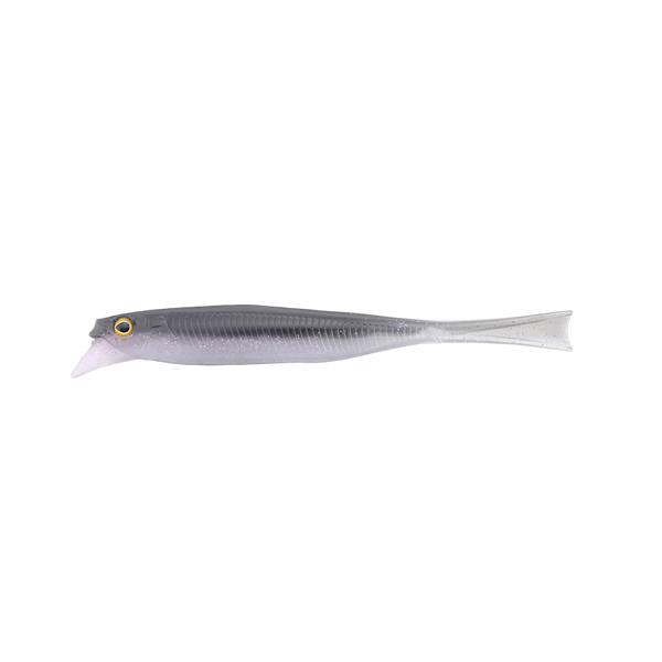 JACKALL DRIFTFRY MELLOW 5.2" Sinking (5 pcs/pack) STEALTH NEON SHAD