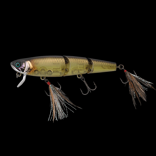 JACKALL KAWASHI MIKEY 115 115mm : 19.5g Floating SKELETON CHAMPAGNE GOLD