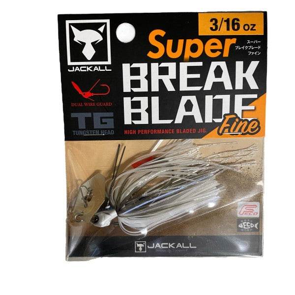 JACKALL SUPER BREAK BLADE FINE 3/16oz SUPER WHITE - Britannic Trade