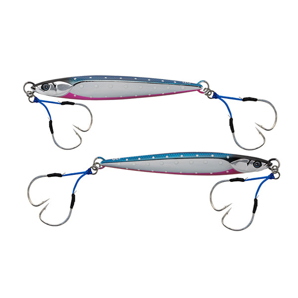 JACKALL BAMBLUZ JIG SHORT SAKURAMASU SPECIAL 180g G-0642 BLUE PINK GLOW DOT saltwater fishing lure