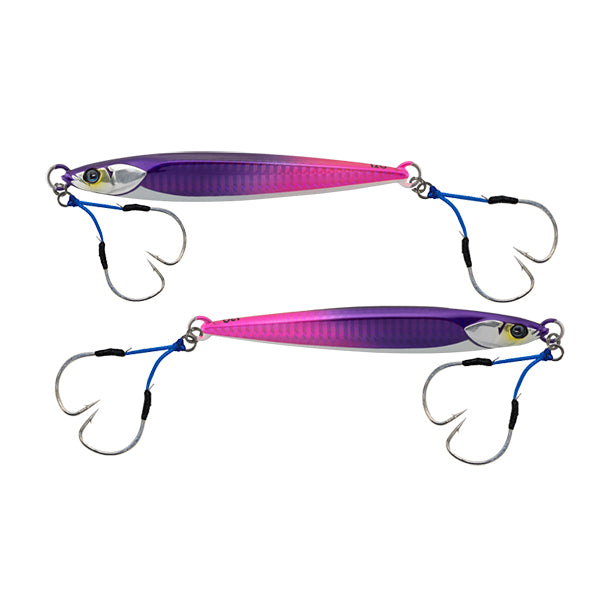 JACKALL BAMBLUZ JIG SHORT SAKURAMASU SPECIAL 180g G-0643 PURPLE PINK GLOW EDGE