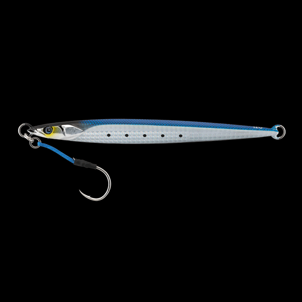 JACKALL BAMBLUZ JIG SEMILONG 200g G-0646 IWASHI SHOULDER GLOW saltwater fishing lure