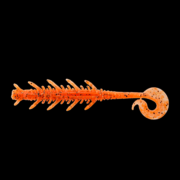 JACKALL JUGGHOG 3.0" (7 pcs/pack) ORANGE GOLD / GLOW BERRY