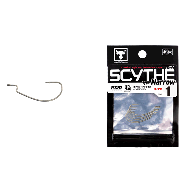 JACKALL SCYTHE TYPE NARROW 1 (6 pcs/pack)