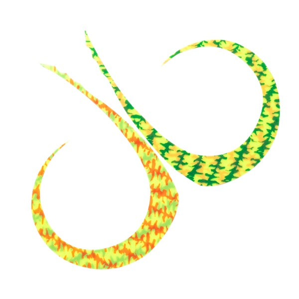 JACKALL BINBINDAMA T+ NECKTIE MASTER CURLY STRONG (2pcs / pack) F-0349 PARROT CHART