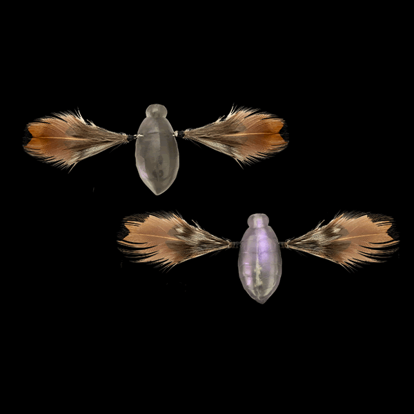 JACKALL NEED CICADA 35mm : 3.7g (2 pcs/pack) KII CLEAR LAKE MAGIC