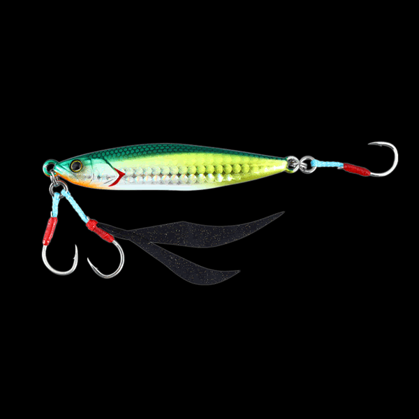 JACKALL FLAG TRAP 80g G-0734 GURIKIN HARA GLOW saltwater fishing lure