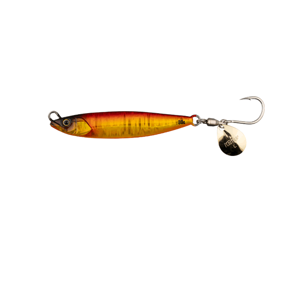 JACKALL FLAG TRAP BLADE 40g Sinking RED GOLD/MAGMA WAVE HOLO
