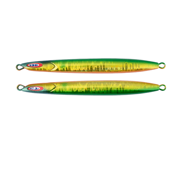 JACKALL ANCHOVYMETAL TYPE-II 250g Sinking GREEN GOLD/MAGMA WAVE HOLO saltwater fishing lure