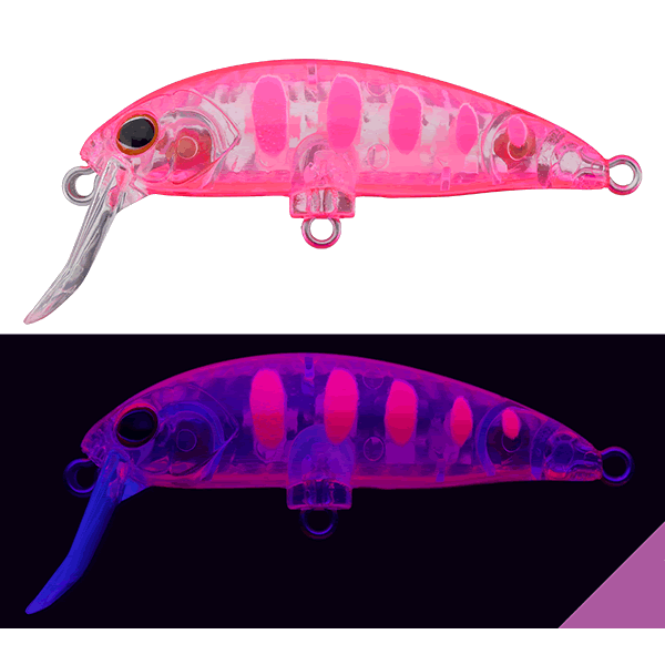 TIMON C&R BURIBURI MINNOW F 40mm : 2.4g Floating SKELETON PINK YAMAME freshwater fishing lure