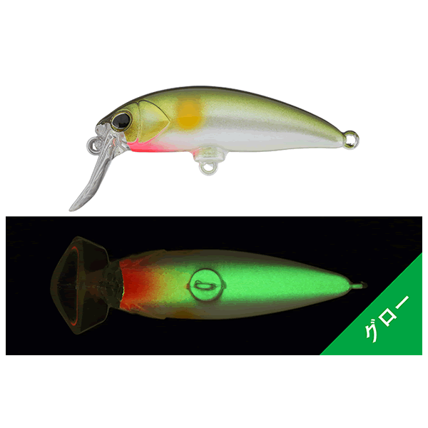 TIMON C&R BURIBURI MINNOW DR 40mm : 2.8g Floating PEARL GLOW AYU freshwater fishing lure