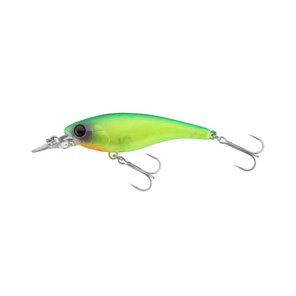 JACKALL SOUL SHAD 58SSR F 58mm : 4.5g Floating LIME BACK CHART