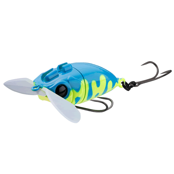 JACKALL NAZZY BUG 67mm : 16.4g Floating CHART/BLUE DRIP freshwater fishing lure