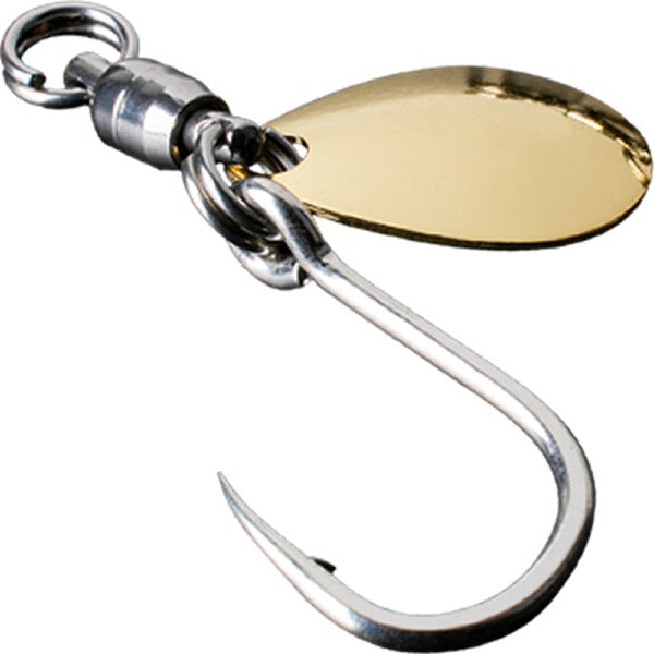 JACKALL BLADE JIGGING HOOK SET SINGLE GOLD L (2pcs / pack)