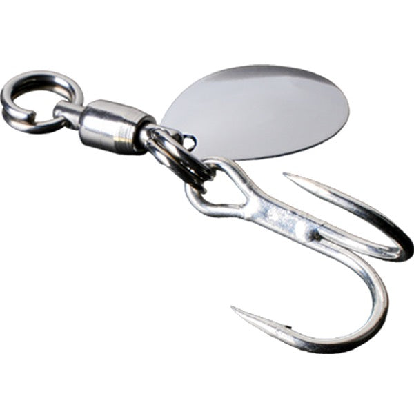 JACKALL BLADE JIGGING HOOK SET DOUBLE SILVER L (2pcs / pack)