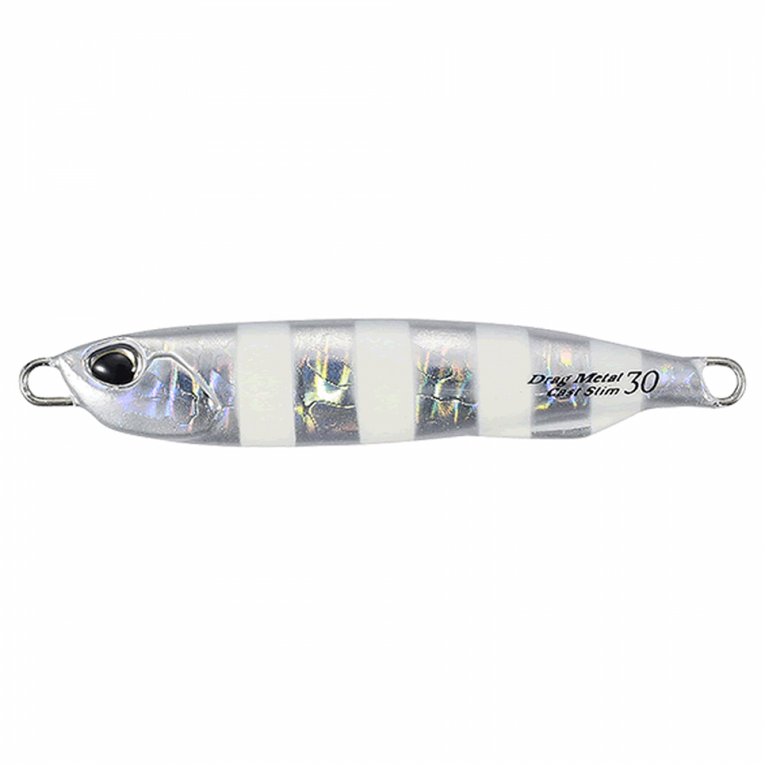 DUO DRAG METAL CAST SLIM 30g 64mm : 30g PJA0101 ZEBRA GLOW saltwater fishing lure
