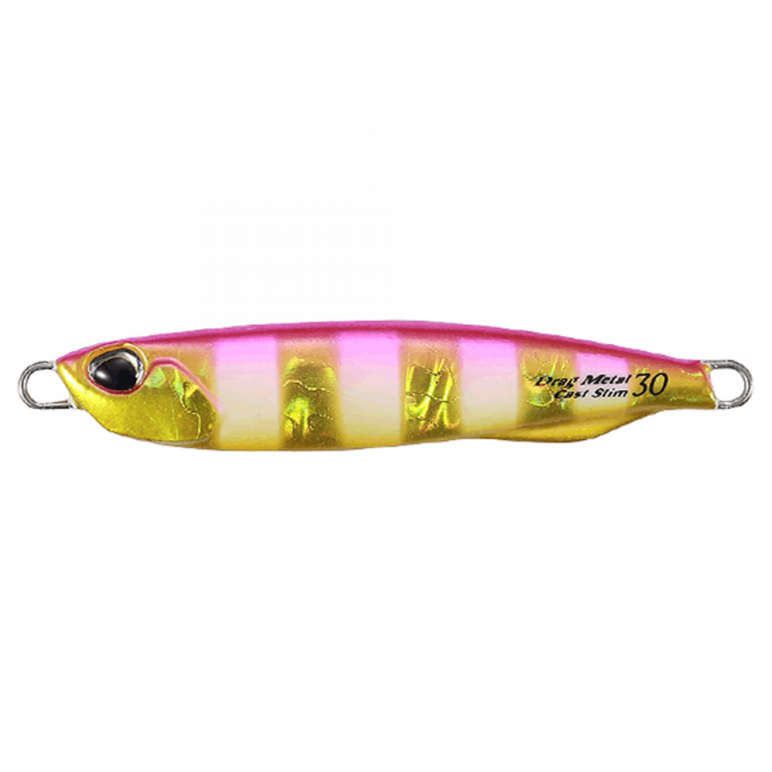 DUO DRAG METAL CAST SLIM 60g 84mm : 60g PJA0045 PINK GOLD ZEBRA GLOW saltwater fishing lure