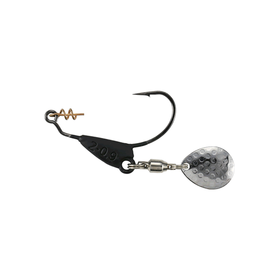 DUO REALIS SPINHOOK 10g : #2/0 (3 pcs/pack) MAT BLACK fishing terminal tackle