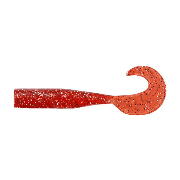 DUO BEACH WALKER HAUL GRUB 4" (5 pcs/pack) S007 CLEAR RED S saltwater fishing lure