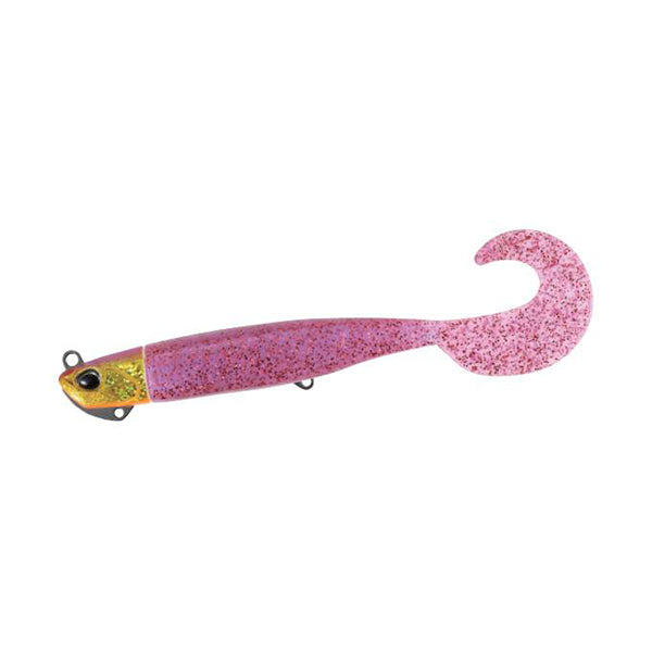 DUO BEACH WALKER HAUL GRUB SET 4" 21g AOA0242 PINK GOLD OB / PINK GLOW R