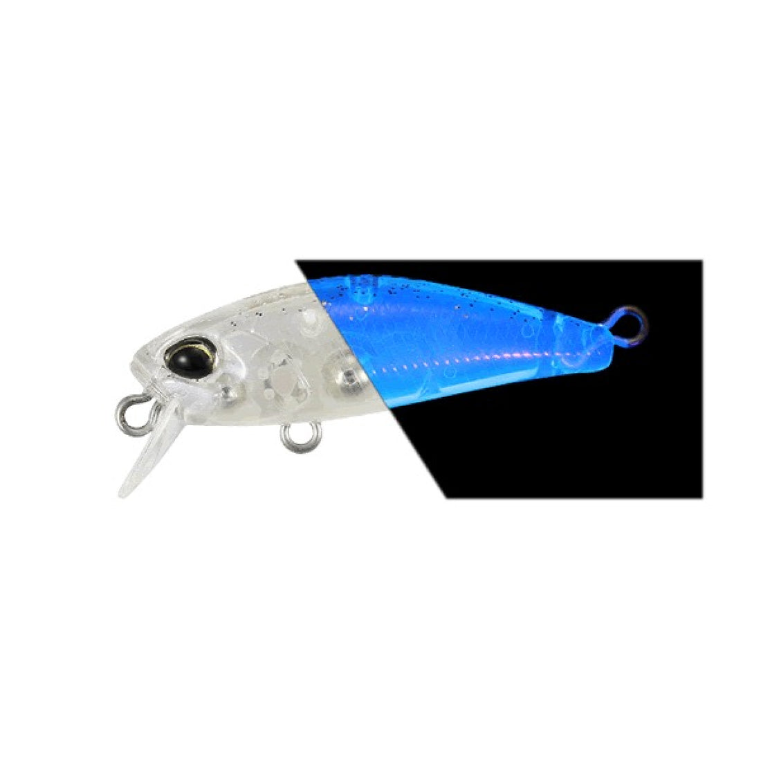 DUO TETRA WORKS TOTOFAT 35F 35mm : 1.8g Floating UV SILVER saltwater fishing lure